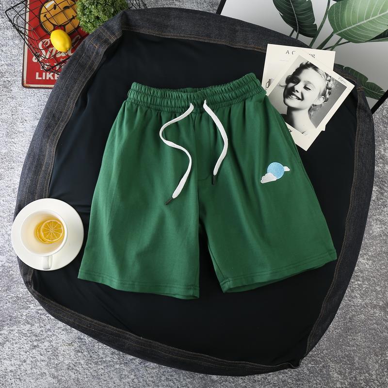 Hong Kong style big pants men&apos;s summer loose weather shorts trend wild ins super fire sports