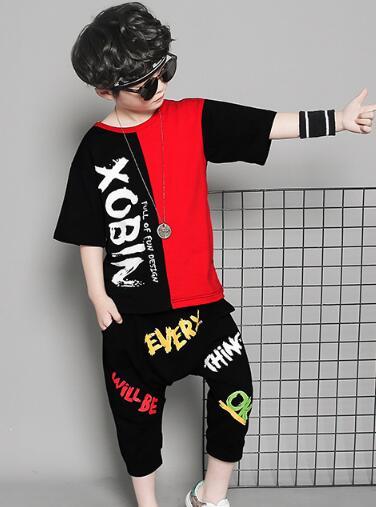 Boy Tracksuits Summer Kids Outfits Boys Clothes Sports Suits Short Sleeve Suits &amp; Blazers