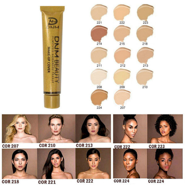 Base Liquid Concealer Full Cover Makeup High Covering Waterproof Moisturizing Make-Up
