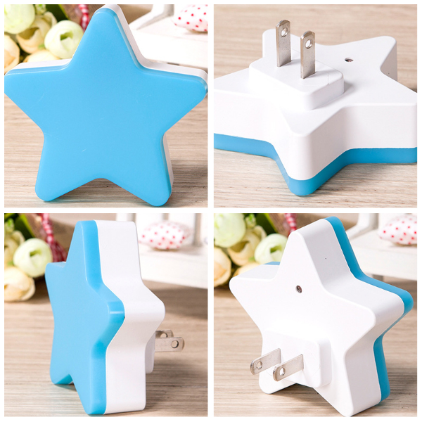 Sensor Control LED Night Light Mini Star Lighting Dark Children Bedroom Bedside Kids LED Lighting