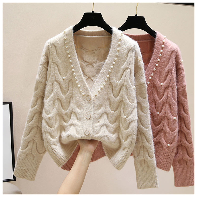 2021 Spring Casual Long Sleeve autumn Knitted Sweater Women Pullover Sweaters Korean  Tops