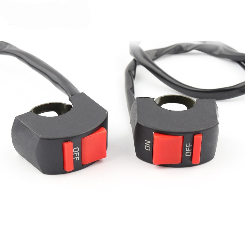 1 Pc Motorcycle Switch Connector Headlight Switches Button Handlebar Mount Motor Motorcycle &amp; Powersports