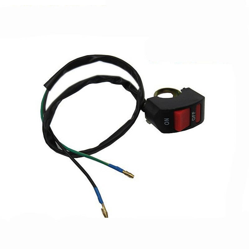 1 Pc Motorcycle Switch Connector Headlight Switches Button Handlebar Mount Motor Motorcycle &amp; Powersports