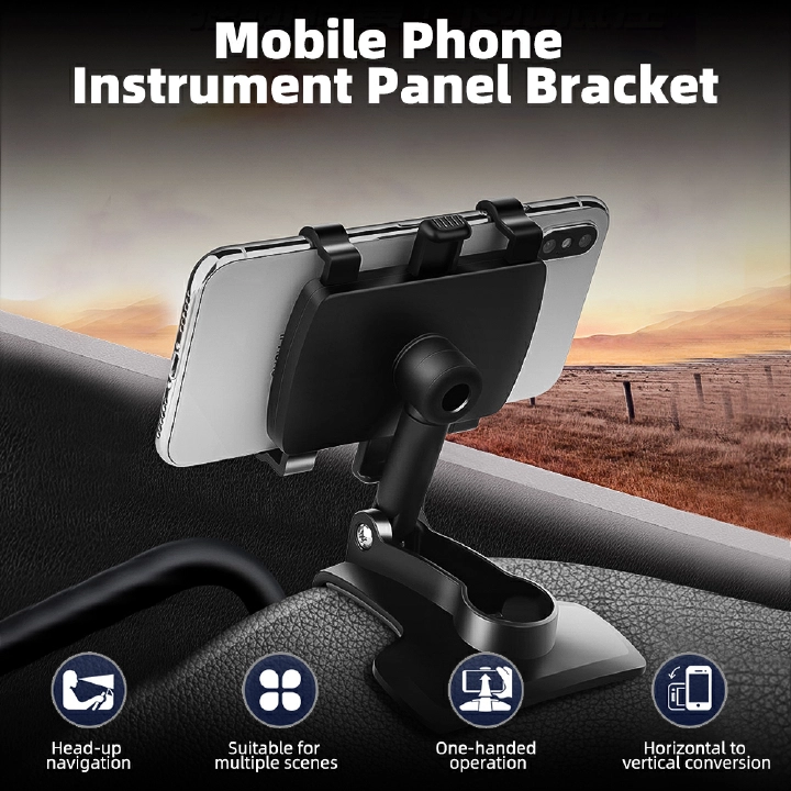 Car Electronics Accessories Dashboard Bracket Rearview Mirror Sun Visor Mobile Phone Car Holder Fold Interior Accessories