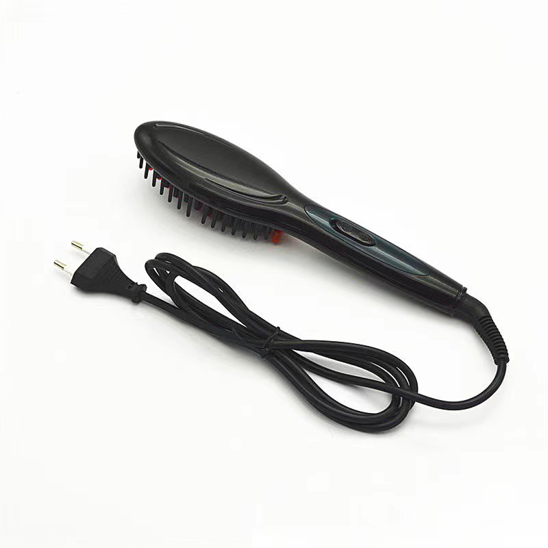 Ceramic Electric Hair Straightening Brush Hair Straightener Comb &amp; Dry Hair Accessories &amp; Tools