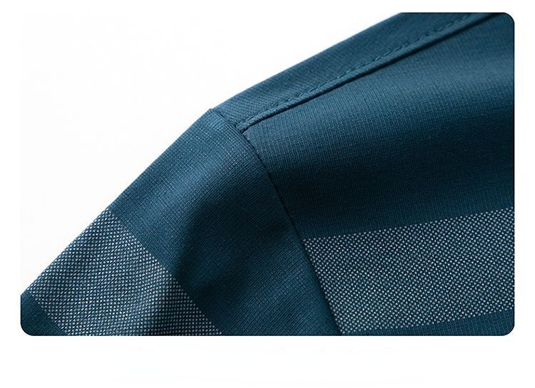 New Summer T Shirts for Men 2023 Short Sleeve Turn-down Collar Letter Printing Button Striped Polo Tees Fashion Pullover Tops