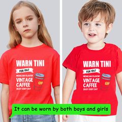 T-shirt short sleeve pure cotton children's summer half sleeve top Red 100cm cotton