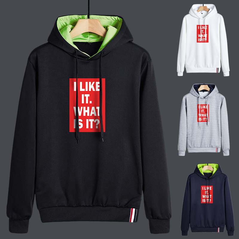 Men's clothing with double collar pullover featuring printed design - fashionable new style Hoodie Men 2022 Spring and Autumn new hooded casual blouse