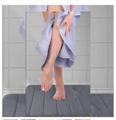 Soft Absorbent Anti-slip /Non slip Bathroom Mat
