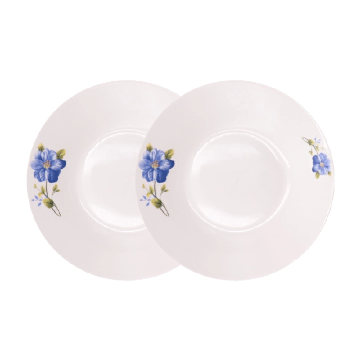 Nice One 12Pcs 8inch Classique Porcelain  Dinner Dish Plates（BYD-PLATE-51 PLATE 8INCH  ）/(BYD-PLATE-32 PLATE 8INCH 72PCS)