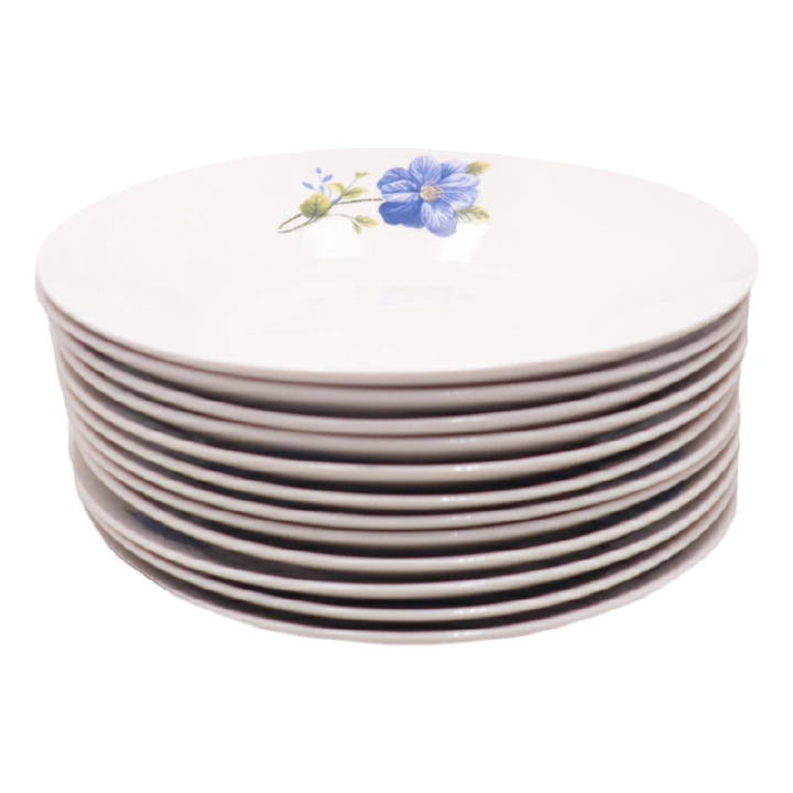 Nice One 12Pcs 8inch Classique Porcelain  Dinner Dish Plates（BYD-PLATE-51 PLATE 8INCH  ）/(BYD-PLATE-32 PLATE 8INCH 72PCS)