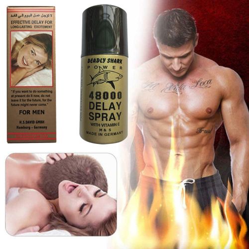 Deadly Shark Delay Spray 60 Minutes Long Delay Ejaculation with vitamin E