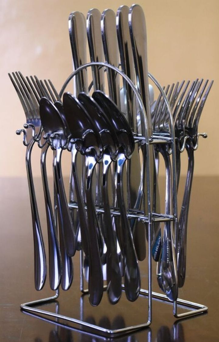 Stainless Steel 24 Pcs Dinner Cutlery Set