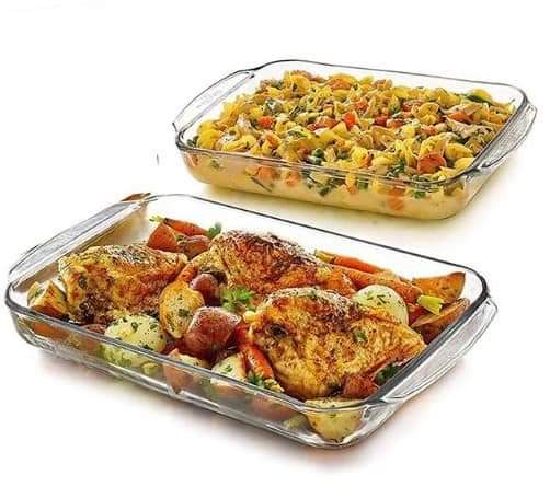 Signature Heat-resistant Microwave Safe Glass Bake Pan