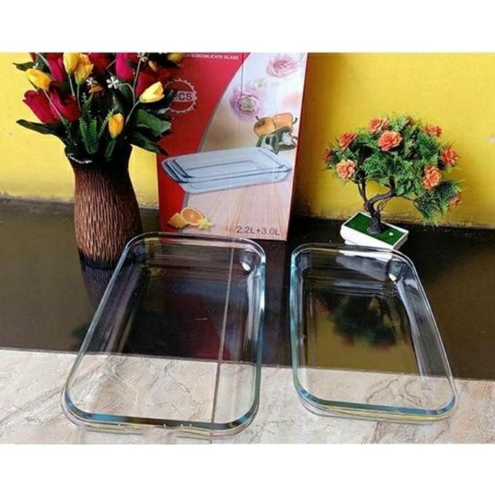 Signature Heat-resistant Microwave Safe Glass Bake Pan