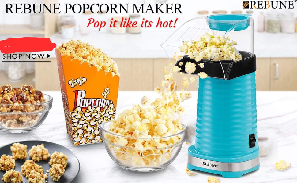 Rebune Hot Air Popcorn Maker