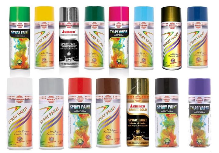 Multipurpose Interior/Exterior Graffiti Color Spray Paint - 400 ml