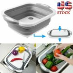 3 In 1 Collapsible Chopping Board, Basket And Rack