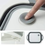 3 In 1 Collapsible Chopping Board, Basket And Rack