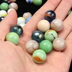 Colorful Glass Marbles Children Toys - "Bano" - 50pcs