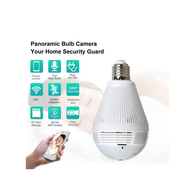 FULL HD WIFI NANNY CAMERA BULB
