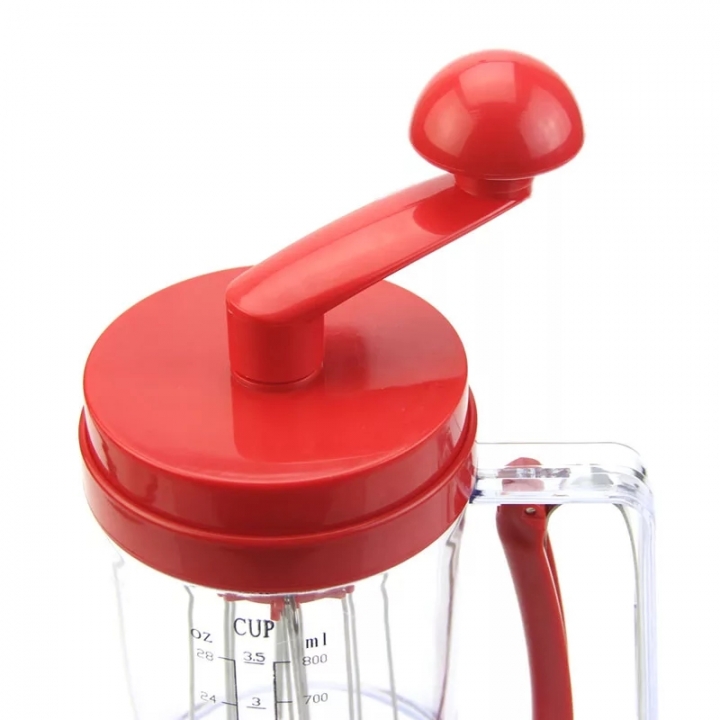 Manual pancake mixer