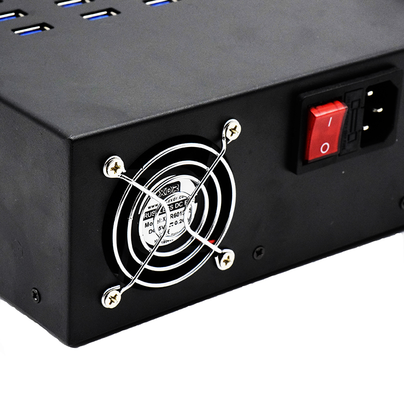 Desktop Charging Station USB and Plug 80 Ports 600W USB Charger fpr Smart phone Kindle Laptop