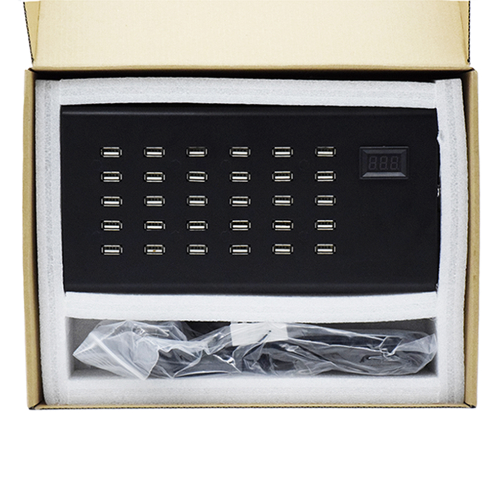 30 Ports 300W USB Charging Station USB Power Station Multi Ports USB Wall Charger For Tablets Phones