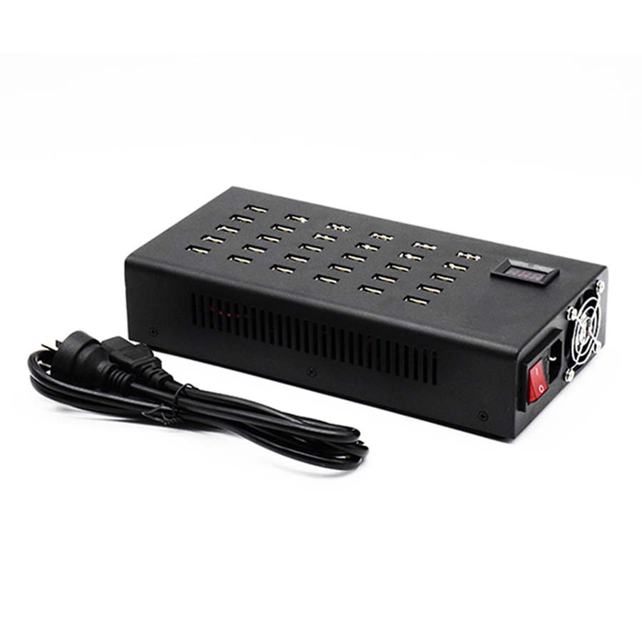 30 Ports 300W USB Charging Station Dock USB Power Station Multi Ports USB Charger For Tablets Phones