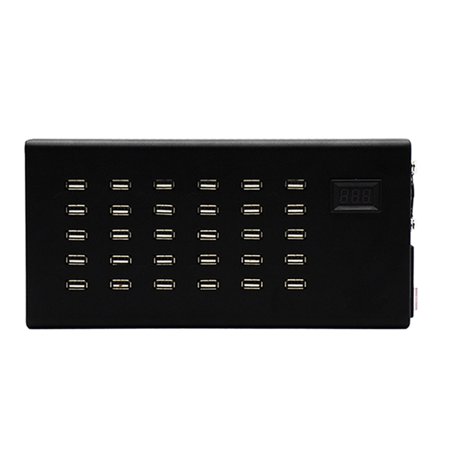 30 Ports USB Charger Phone Charging Station 300W Smart Charging Station for School shopping Mall