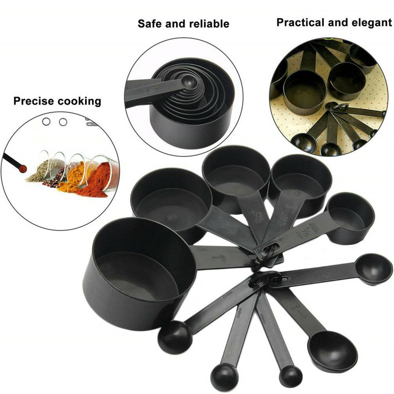 10 Pcs Measuring Spoons Teaspoon Coffee Sugar Scoop Cake Baking Measuring Cups Kitchen Cooking Tools