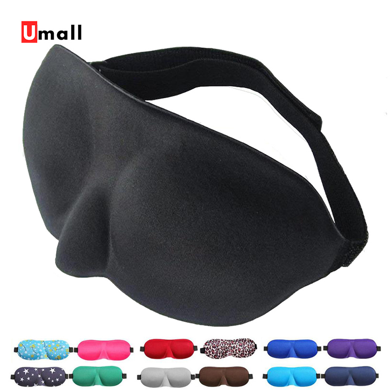 3D Sleeping Eye Mask Eyeshade Cover Soft Portable Blindfold Travel Eyepatch Rest Night Sleep Masks