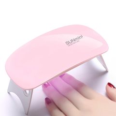 Nail Lamp 6w Mini Nail Dryer White Pink UV Led Lamp Portable Usb Interface Very Convenient For Home Use Pink