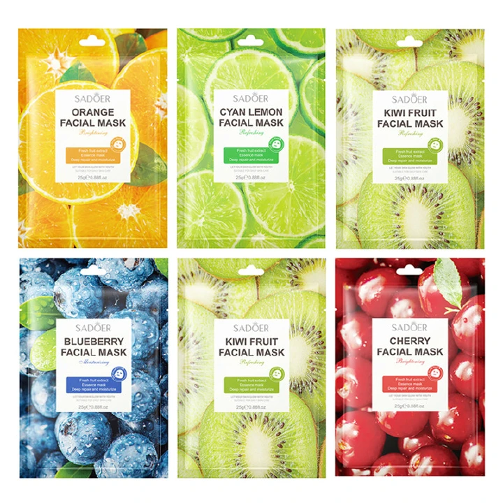 5 PCS Facial Mask Sheet Pores Moisturizing Oil-Control Anti-Aging Replenishment Face Care Skin Care