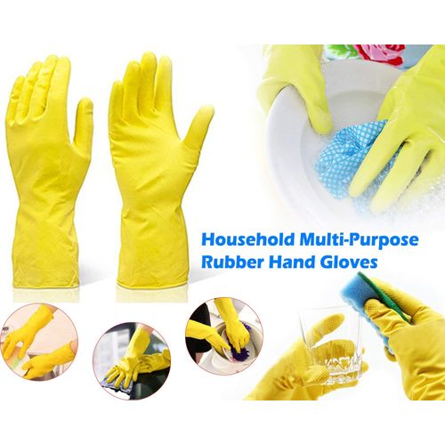 Washable Hand Rubber Gloves Germ Protection Reusable