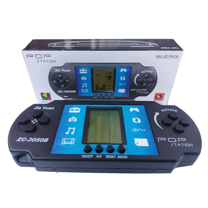 Pop Station Video Player Game Retro Classic Childhood Tetris Handheld Console