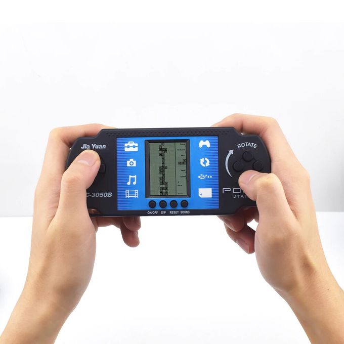 Pop Station Video Player Game Retro Classic Childhood Tetris Handheld Console