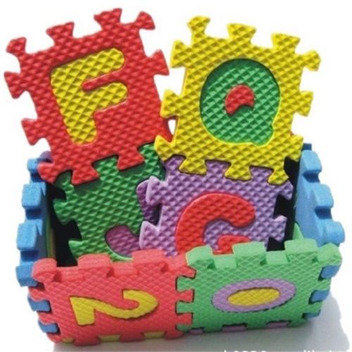 36pcs Small Size Puzzle Baby Educational Toy Alphabet Letter Numeral Foam Mat US