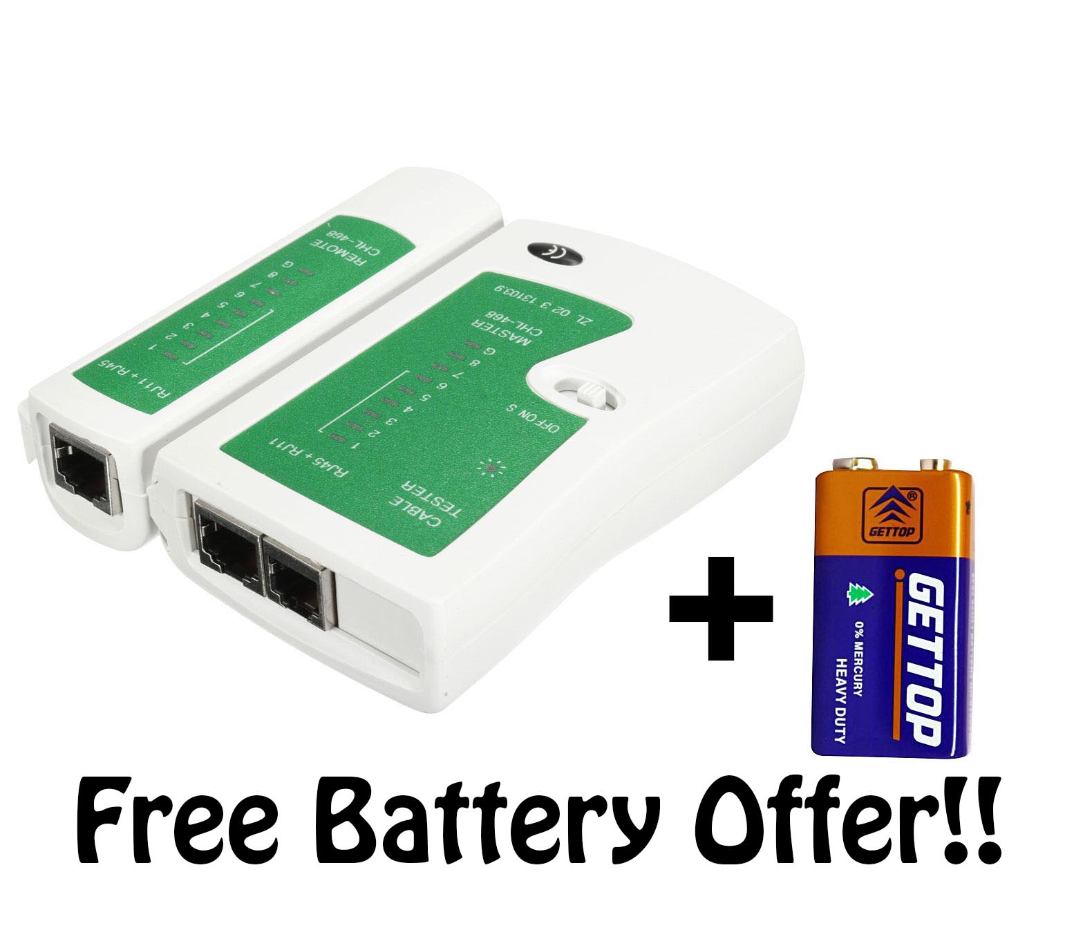 Network Cable Tester for Cat5 RJ45 RJ11 RJ12 Ethernet Lan PC Wire Testing Tool