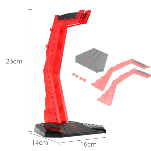 SADES E-Sports Gaming Headphone Cradle Bracket Stand Mounted Display Rack Headset Hanger Holder