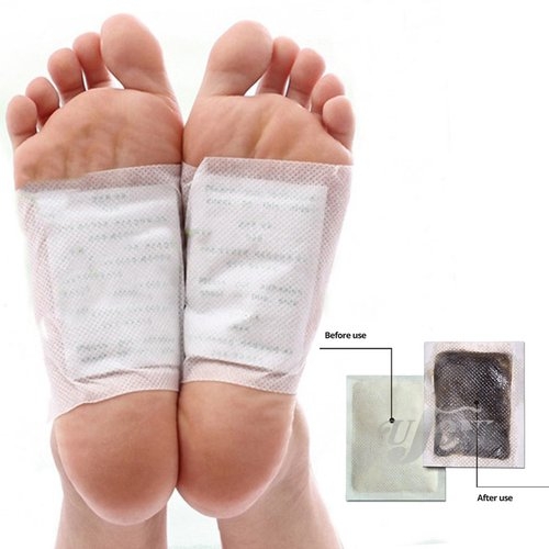Kiyome Kinoki Detox Foot Pads Removes Body Toxins Feet Cleansing Herbal Slimming - 10 Pads