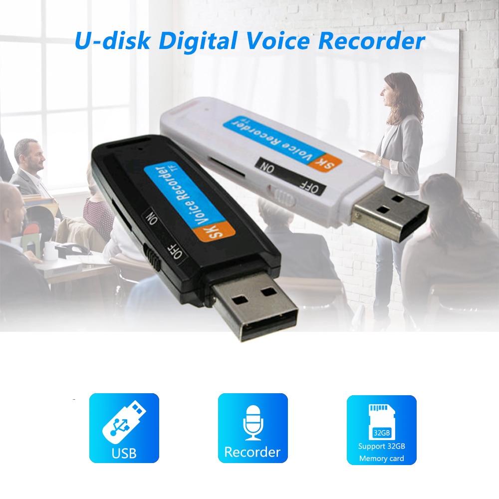 Hidden Digital USB Voice/Audio Recorder Portable MP3 Flash Drive Dictaphone Microphone