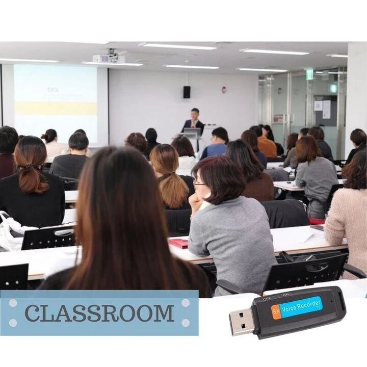Hidden Digital USB Voice/Audio Recorder Portable MP3 Flash Drive Dictaphone Microphone