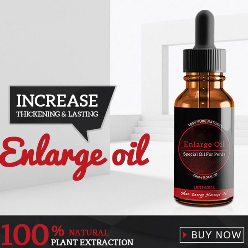 Penis Enlarge Oil Super Grow 100% Natural Plant Extract Herbal Men Big Long Size Enlargement Growth