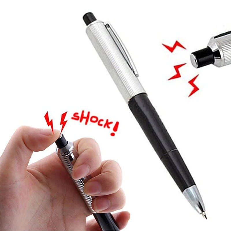 Harmless Electric Shocking Pen - Funny Prank Trick + Battery - Gag Gift Toys Games