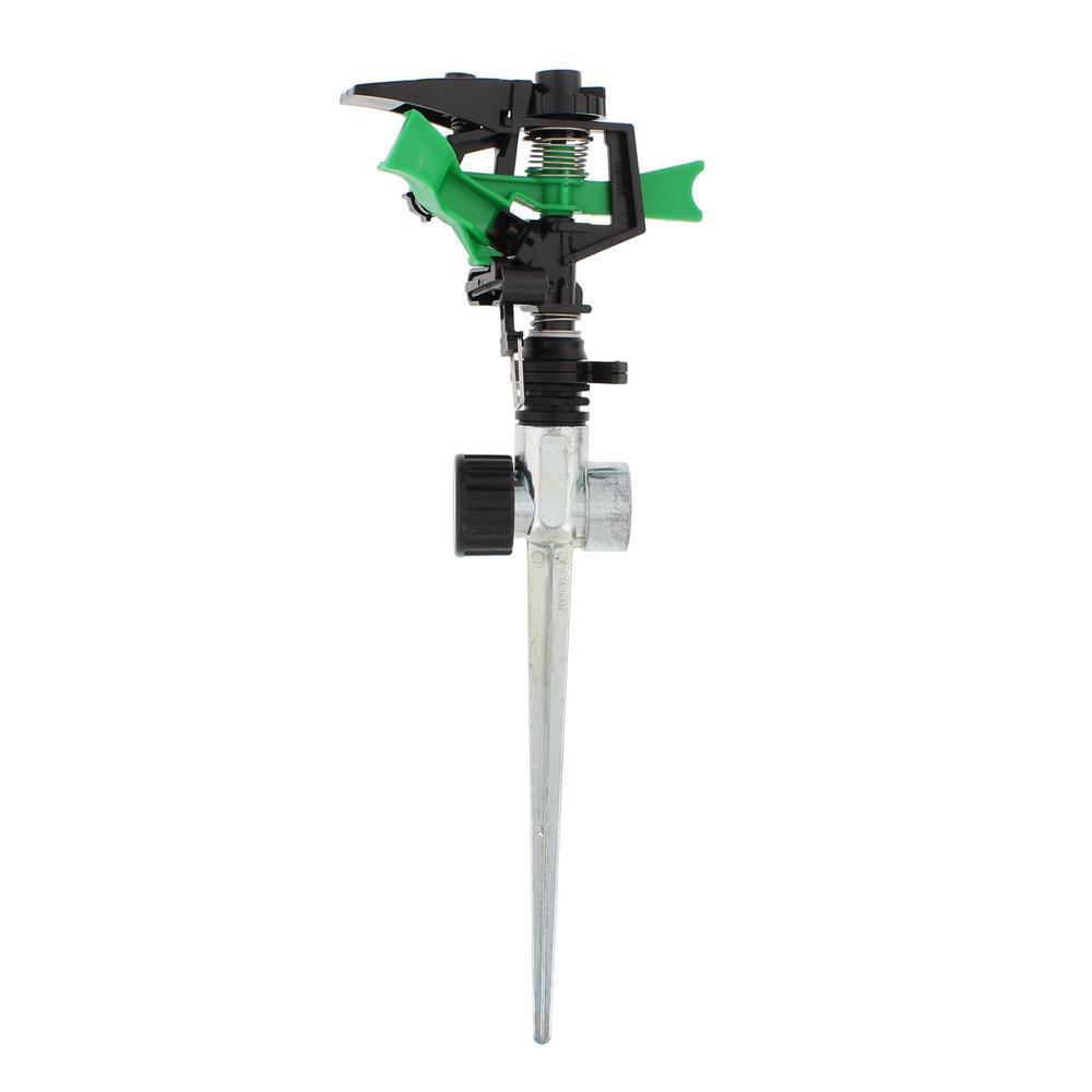 Impulse Water Sprinkler With Zinc Spike - Farm, Garden, Lawn