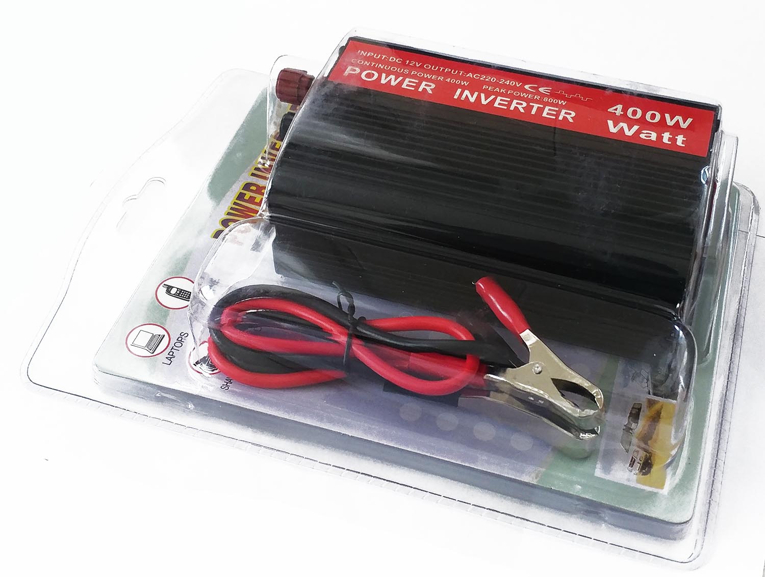 400W DC To AC Power Inverter DC12V To AC220V + USB Port