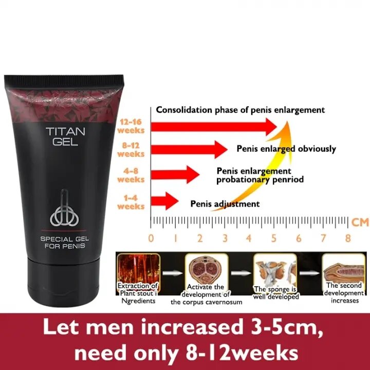 Titan Gel Penis Enlargement Oil, Enhancer Growth and Thicken the Dick Cock