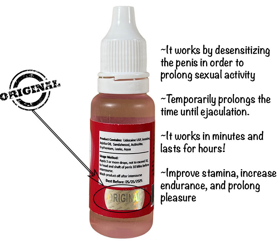 Delay King Ejaculation Delay Oil - Longer Sex Time - More Sexual Pleasure