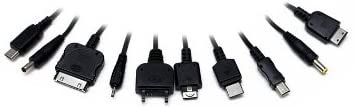 10 in 1 Universal Charging Cable Black USB Cable Compatible with Samsung, LG Huawei